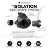 Decibullz Custom Molded Security Radio Surveillance Earpiece Set, Thermo-Fit Designed for Clear Acoustic Tube Radios, Isolation view 3