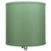 FenchelShades.com 10.5" Top Diameter x 10.5" Bottom Diameter 10.5" Height Cylinder Drum Lampshade USA Made (Linen Celadon) view 2