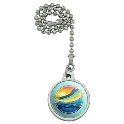 Mahi-Mahi Dolphinfish Dorado Fishing Deep Sea Sport Ceiling Fan and Light
