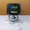 nu steel Pewter Hammered Textured Ball Base with Black Shade, Pewter view 1