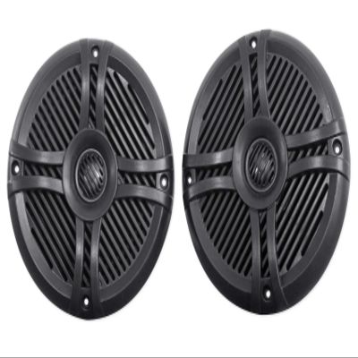 Rockville Pair RMSTS65B 800W 6.5" 2-Way Marine Boat Speakers, 4 Ohm, Waterproof, UV-Resistant, PEI Dome Tweeter for Marine and Outdoor Use