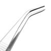 uxcell 5.5in Stainless Steel Tweezers w/Curved Pointed Serrated Tip 2 Pcs view 3