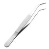 uxcell 5.5in Stainless Steel Tweezers w/Curved Pointed Serrated Tip 2 Pcs view 4