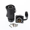 HangTon LP20 3 Pin 30 Amp Power Connector Female Cable Plug Panel Male Socket Waterproof Electrical Gold Plated Connector view 2