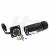 HangTon LP20 12 Pin Connector Electrical Power Waterproof Female Male Cable Plug Panel Chassis Socket for Industrial Electrical Power Equipment, 5Amp view 3