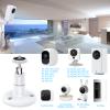 FastSnail Wall Mount Compatible with Wyze Cam Pan V3 & Wyze Cam V4/V3 & Wyze Cam Outdoor/Indoor, 360 Degree Swivel Adjustable Bracket for Wyze Cam and Other Camera with Same Interface 2 Pack view 2