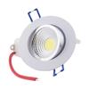POCKETMAN Pack of 10, 3W 300 lumens 3.4 Inch LED COB Energy Saving Recessed Ceiling Downlight kit with LED Driver(Cool White,6300-7000K) view 3