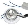 POCKETMAN Pack of 10, 5.5W 550 lumens 3.4 Inch LED COB Energy Saving Recessed Ceiling Downlight kit with LED Driver(Warm White,2800K-3000K) view 4