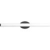 Progress Lighting Parallel LED Collection 32" Etched White Glass Luxe Bath Vanity Light Architectural Bronze view 1