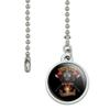 Firefighter Skull First in Last Out Fireman Ceiling Fan and Light Pull view 2
