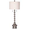 Table Lamp-Iron Base with Brushed Metal Finish view 1