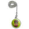 GRAPHICS & MORE Tiki Heads Island Tropical Hawaii Ceiling Fan and Light Pull Chain view 1