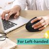 Lekvey Left Handed Mouse, Wireless 2.4 GHz USB Lefty Left Hand Ergonomic Vertical Mouse, Less Noise - Black view 2