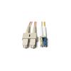 FCD 15M LC to SC Mode Conditioning Fiber Optic Cable | Fiber Optic LC Mode - Conditioning to SC Fiber Optic Cable 15 Meter (49.21ft) | Length Options: 1M - 15M | Alt: mc Optic lc sm sc mm view 2