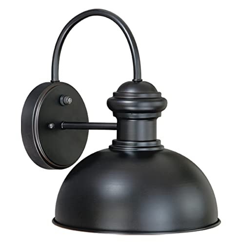 BLACK FOREST DECOR Founder Outdoor 10-Inch Wall Lamp 10" Wx12 Dx12 3/4" H