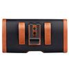 iPhone XS MAX Holster Pouch, Gcepls iPhone XR Holster Belt Case with Clip/Loops Belt Pouch for iPhone 8 Plus iPhone 7 Plus / Galaxy S9 Plus with A Thin Case On - Built In Card Slot - Black Brown view 2