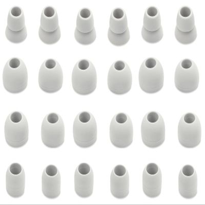 Zotech 12 Pair (24 Piece) Replacement Earpads Eartips Earbuds Eargels for Powerbeats3 Wireless Earphone, SML 3 Sizes 9 Pair Earbud Tips & 3 Pair Double Flange Tips (Gray)
