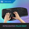 Adesso WKB-3500UB Tru-Form 3500, 2.4GHz Wireless Ergonomic Trackball Keyboard view 4