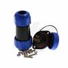 HangTon HE21 3 Pin Connector Waterproof Female Plug Panel Socket, 30 Amp Current for Marine Lighting Power Equipment view 4