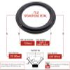 Bose 601, 601 Series II, 10.2, 8 Inch Foam Speaker Repair Kit FSK-8-4 (4 Pack) view 2
