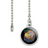 Shark Surfboard Surfing Tropical Ocean Beach Ceiling Fan and Light Pull view 2