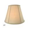 Royal Designs, Inc. BSET-707-16EG-2 Essentials Deep Empire Lamp Shade with Fancy Trim, 9 x 16 x 12.25, Eggshell, 2-Pack view 4