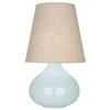 June 1-Light Accent Lamp 11.875 Inches Wide and 23.5 Inches Tall-Baby Blue Finish-Buff Shade Color view 1