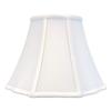Royal Designs, Inc. BSO-701-12WH Flare Bottom Outside Corner Scalloped Basic Lamp Shade, 6.5 x 12 x 9.25, White view 2