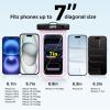 JOTO Up to 7" Universal Waterproof Phone Case for iPhone 17 Air 16 15 14 13 12 11 Plus Pro Max, IPX8 Cellphone Dry Bag XR X SE, Galaxy S23 S22 S21 S20+ S20 S10 Plus Note, Pixel -Clearpink view 4