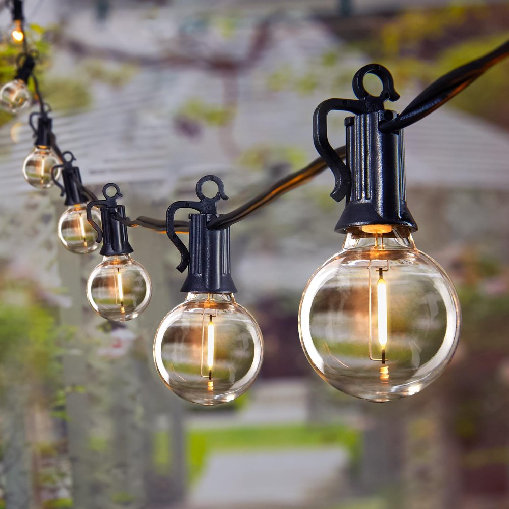 Brightown Outdoor String Lights, 69FT G40 LED IP65 Waterproof Patio Lights