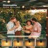 Brightown Outdoor String Lights, 69FT G40 LED IP65 Waterproof Patio Lights view 3