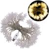 XUNATA LED String Lights, 33ft 8 Modes USB Powered Indoor Outdoor Waterproof Fairy Snowflake String Light Party Lighting for Patio Christmas Wedding Bedroom Decoration(Warm White) view 1