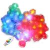 XUNATA 33ft/10m LED String Lights, USB Powered Indoor Outdoor Waterproof Fairy Dandelion String Light Party Lighting for Patio Christmas Wedding Bedroom Decoration(RGB) view 1