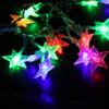XUNATA 6.6ft/2m LED Star String Light, USB Powered Indoor Outdoor Waterproof Fairy String Lights Party Lighting for Patio Christmas Wedding Bedroom Decoration(RGB) view 4