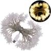 XUNATA 6.6ft LED String Lights, USB Powered Indoor Outdoor Waterproof Fairy Snowflake String Light Party Lighting for Patio Christmas Wedding Bedroom Decoration(Warm White) view 1