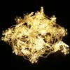 XUNATA 6.6ft LED String Lights, USB Powered Indoor Outdoor Waterproof Fairy Snowflake String Light Party Lighting for Patio Christmas Wedding Bedroom Decoration(Warm White) view 3