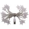 XUNATA 6.6ft/2m LED Star String Light, USB Powered Indoor Outdoor Waterproof Fairy String Lights Party Lighting for Patio Christmas Wedding Bedroom Decoration(Warm White) view 3