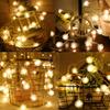 XUNATA 33ft/10m LED String Lights, USB Powered Indoor Outdoor Waterproof Fairy Dandelion String Light Party Lighting for Patio Christmas Wedding Bedroom Decoration(Warm White) view 2