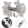 XUNATA 33ft/10m LED String Lights, USB Powered Indoor Outdoor Waterproof Fairy Dandelion String Light Party Lighting for Patio Christmas Wedding Bedroom Decoration(Warm White) view 3