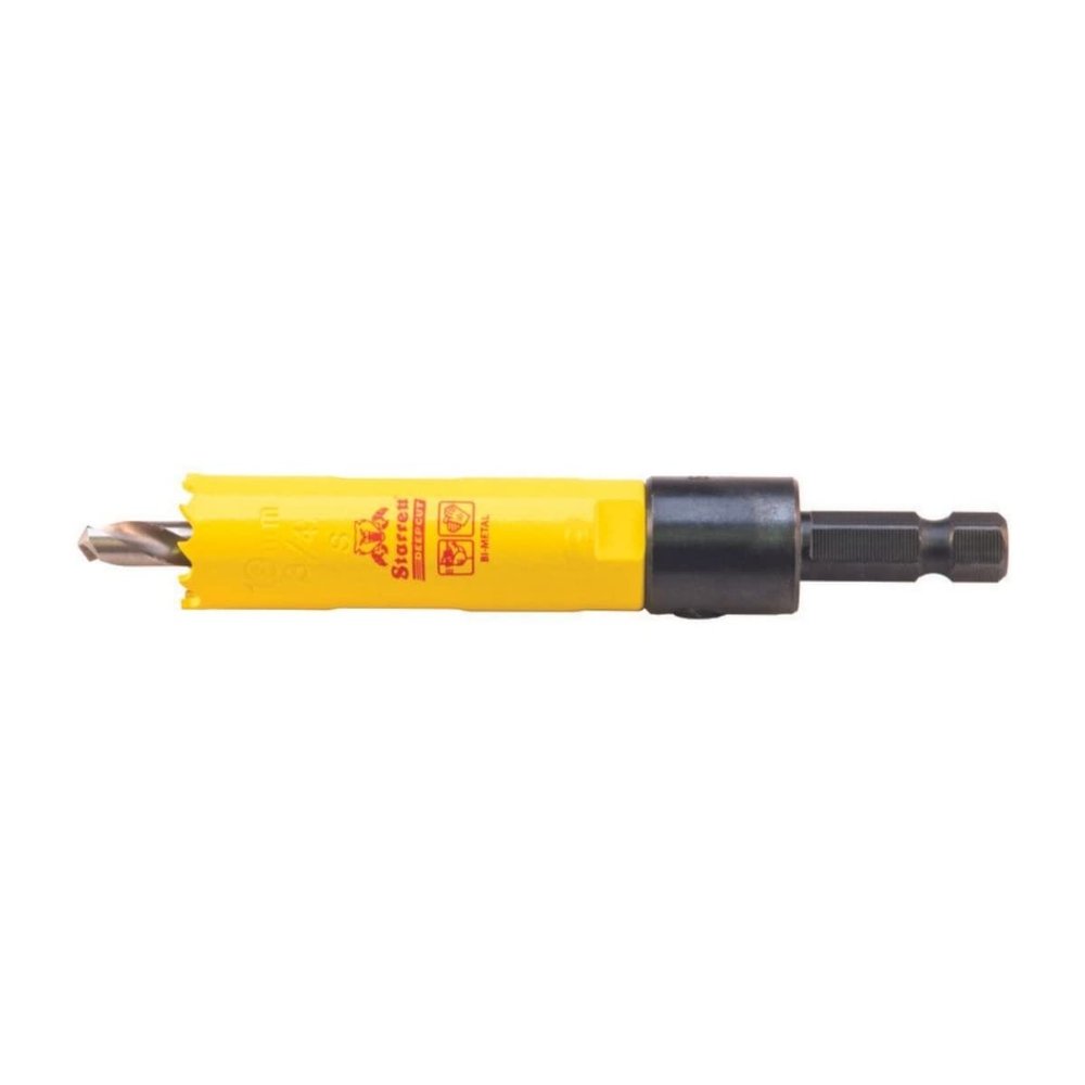 Starrett Deep Cut Hole Saw with Arbor, 3/4" Diameter, 2" Depth