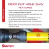Starrett Deep Cut Hole Saw with Arbor, 3/4" Diameter, 2" Depth view 2