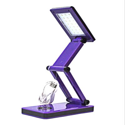 Shawshank 702369 21 SMD LED Folding Desk Lamp, 2" x 8" x 2.75", Purple