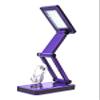 Shawshank 702369 21 SMD LED Folding Desk Lamp, 2" x 8" x 2.75", Purple view 1