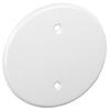 Garvin Industries White Ceiling Blank-Up Covers 5 Inch Diameter 1/4 Inch Edge Taper view 1