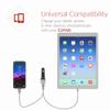 Crave CarHub 54W 4 Port USB Car Charger, Qualcomm Quick Charge 3.0 - Black view 4