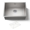 KOHLER Strive 24" Undermount Kitchen Sink with Basin Rack, Stainless Steel Single-Bowl Kitchen Sinks, K-5286-NA view 1
