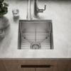 KOHLER Strive 15" x 15" Undermount Stainless Steel Kitchen Sink with Basin Rack, Kitchen Sinks, K-5287-NA view 2