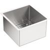 KOHLER Strive 15" x 15" Undermount Stainless Steel Kitchen Sink with Basin Rack, Kitchen Sinks, K-5287-NA view 4