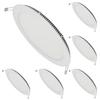 LEDwholesalers 8" 16W Ultra Thin Edge Lit LED Recessed Ceiling Light with Driver, Warm White (6-Pack), 2202WWx6 view 1