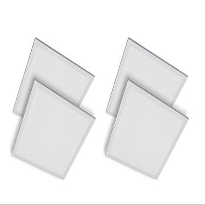 LEDwholesalers 2x2-ft 45-Watt Edge-Lit Glare-Free LED Panel Light with 0-10V Dimming ETL and DLC-Listed (4-Pack), Daylight 5000K, 2115WHx4